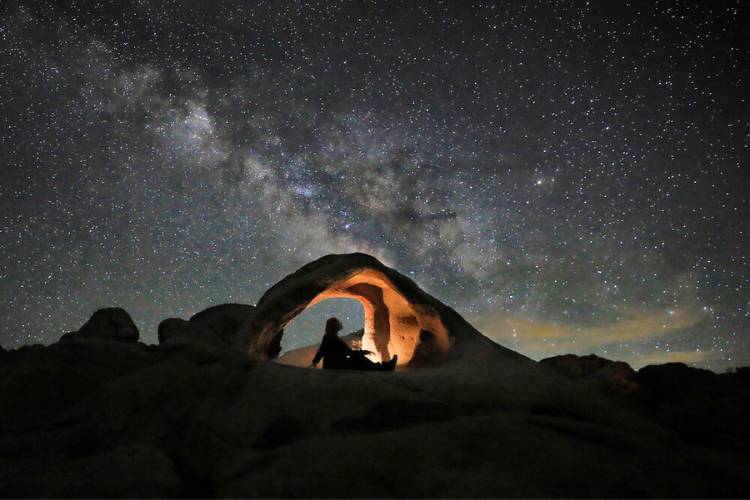 joshua tree night sky milkyway