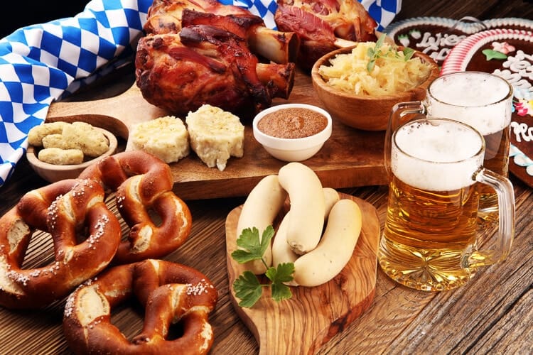 typical German lunch