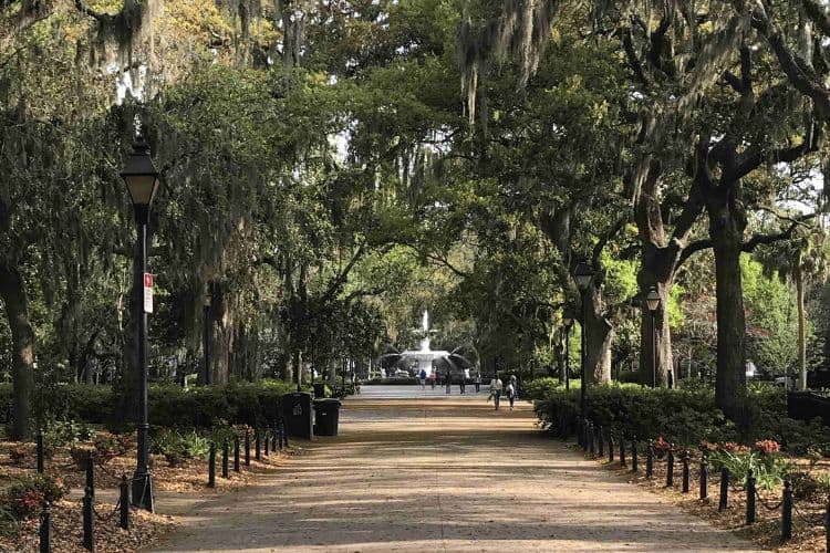 Forsyth Park in Savannah