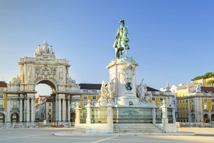 Plaza del Comercio en Lisboa