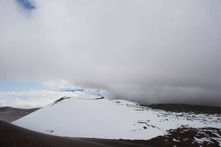 Snow in hawaii