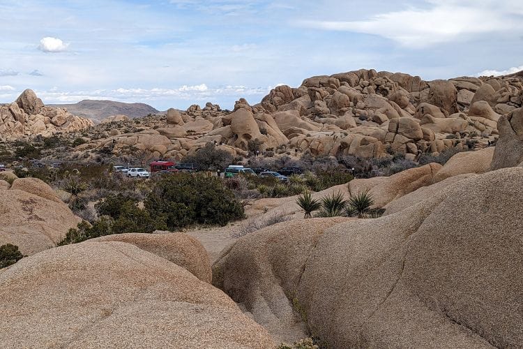 View of Skull Rock
