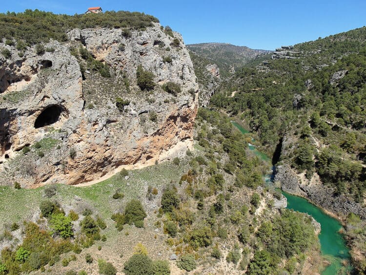 Vistas del Barranco Ventano del Diablo y el rio Jucar