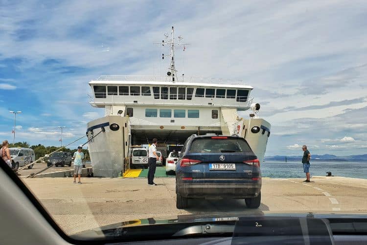 Ferry to the islands near Split