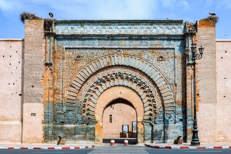 Puerta Bab Agnaou entrada a la Medina de Marrakech