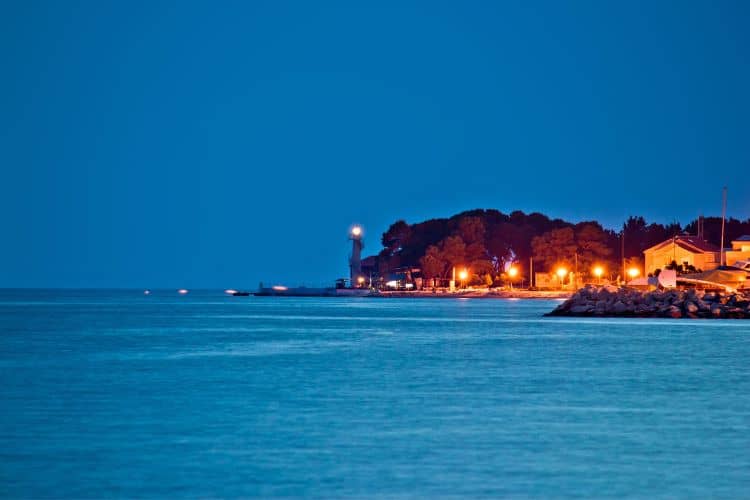 Puntamika Peninsula view at night