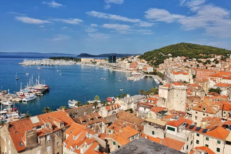 Split port is the starting point for visiting islands from split