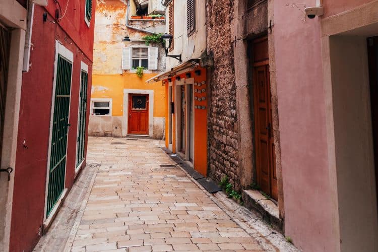 Street in old town Zadar