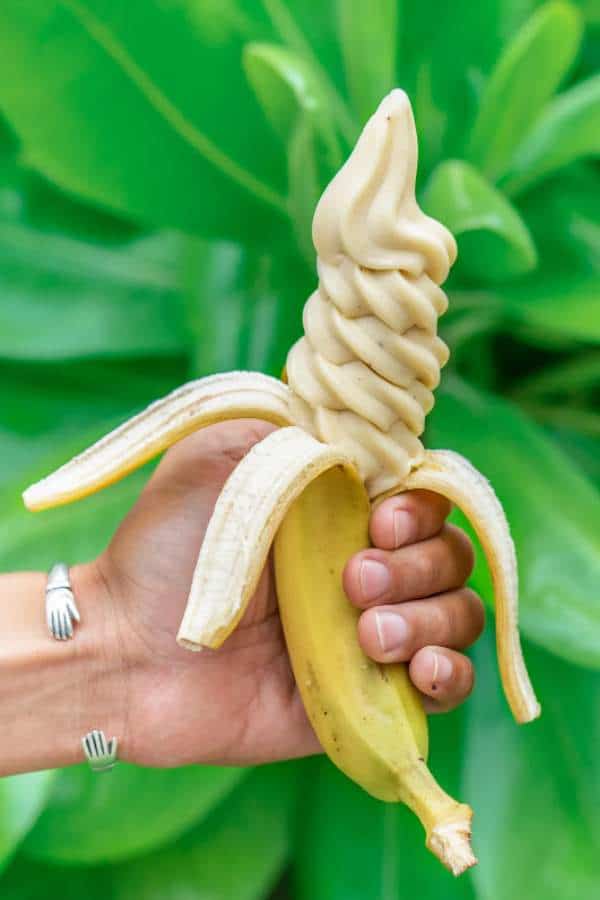 Banana cone from Banan Hawaii