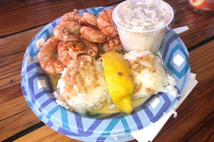 Garlic Shrimp on the North Shore