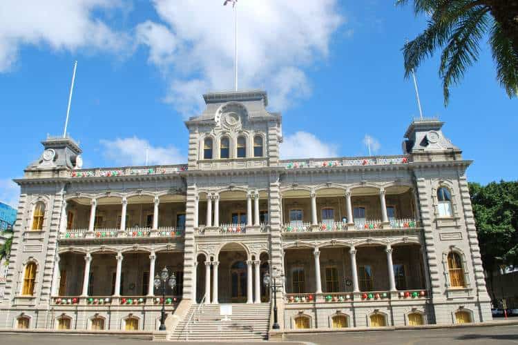 Honolulu Iolani Palace Hawaii