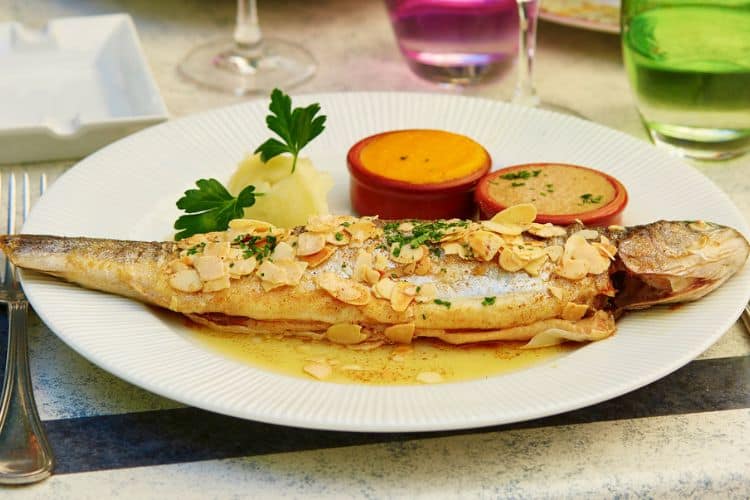 La trucha es una comida tipica de la gastronomia de Toledo