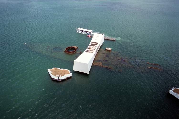 Pearl Harbor and USS Arizona memorial