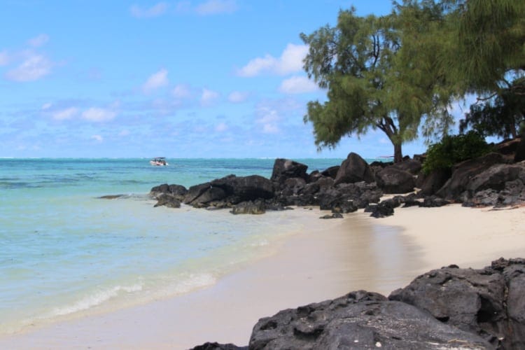 Playa de Isla de los Ciervos Mauricio