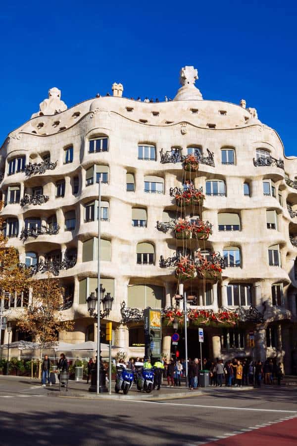 Casa Mila La Pedrera en Barcelona
