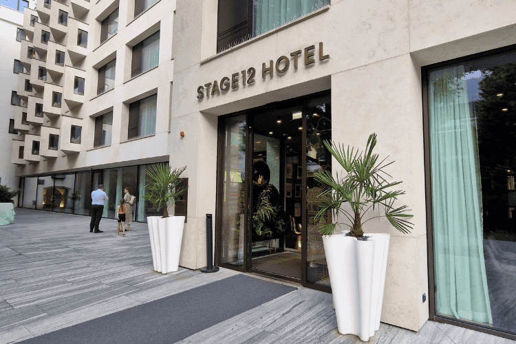 Entrada del hotel Stage12 by Penz en Innsbruck