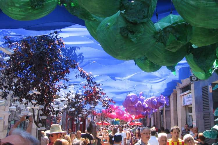 Fiestas de Gracia en Barcelona