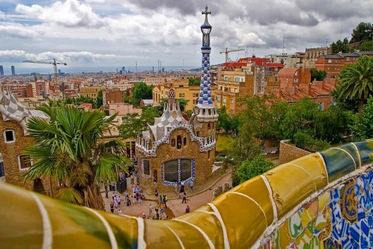 Parque Guell en Barcelona