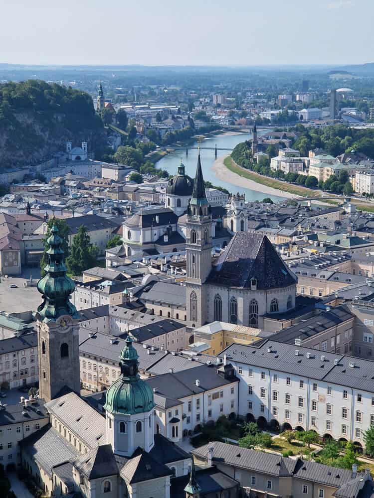 Postal preciosa de Salzburgo