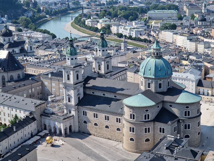 Vistas de la Catedral de Salzburgo