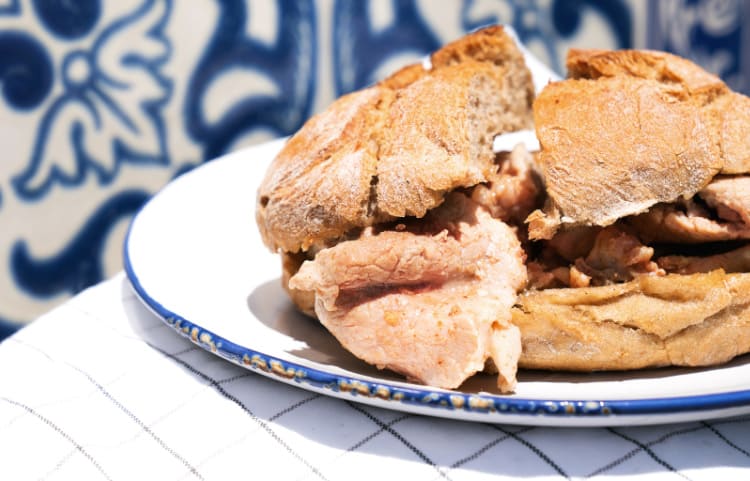 Bifana tradicional portuguesa