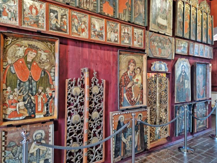 Iconos ortodoxos Castillo Sanok Polonia