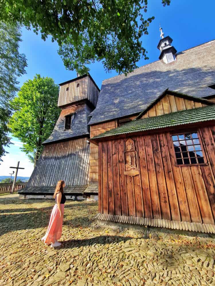 Iglesia de madera de Blizne Polonia