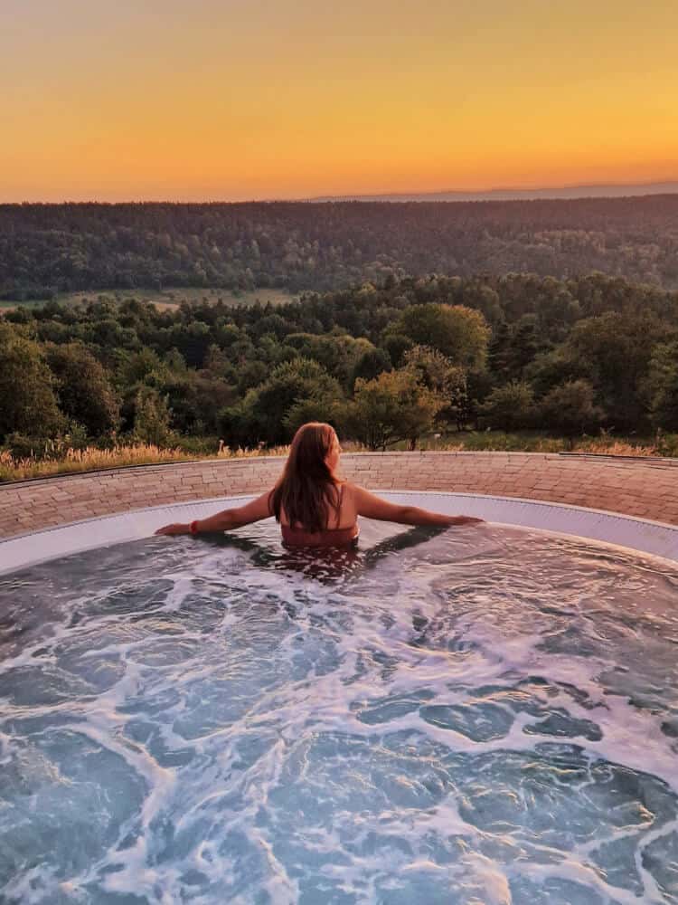 Spa Arlamow al atardecer