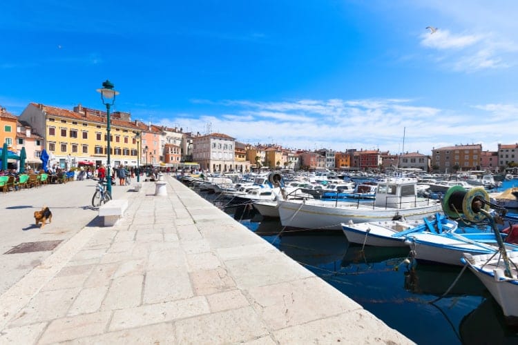 Ciudad de Porec en Croacia